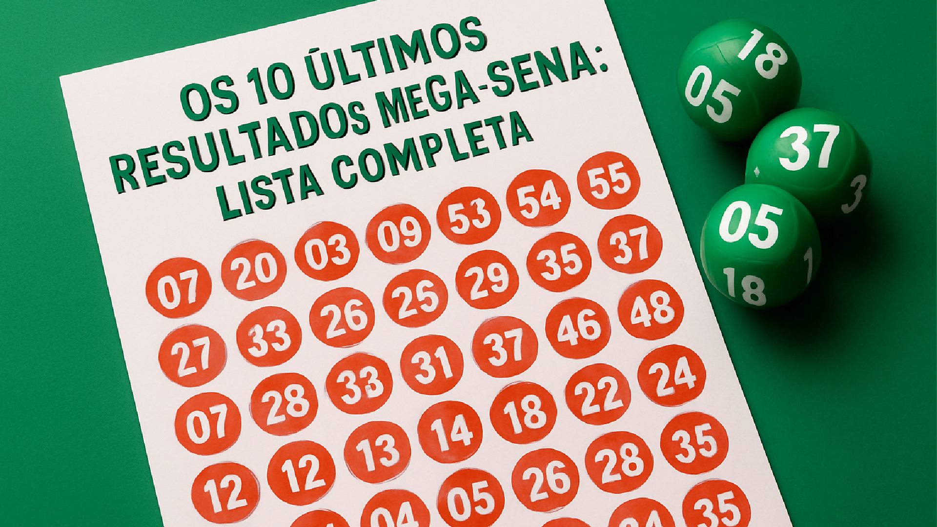 No momento, você está visualizando 10 Últimos Resultados da Mega-Sena: Lista Completa